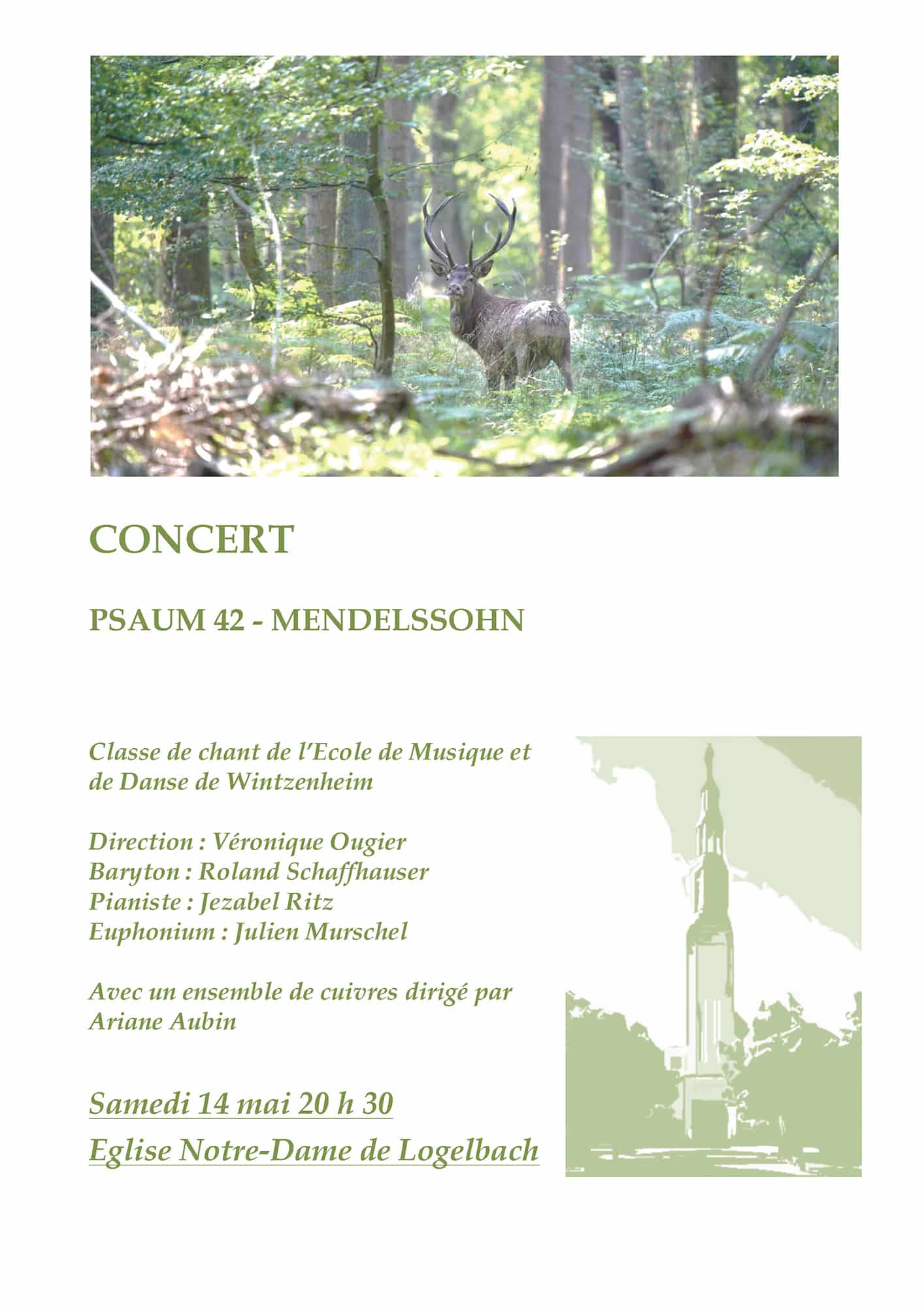 Concert Psaum 42 - Mendelssohn