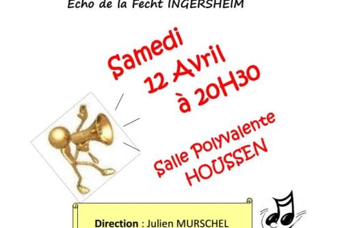 2014-04-12 Affiche Concert Printemps Houssen