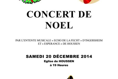 2014-12-20 Affiche Concert Noel Houssen