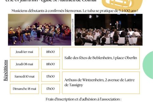 Flyer grand ensemble de tubas