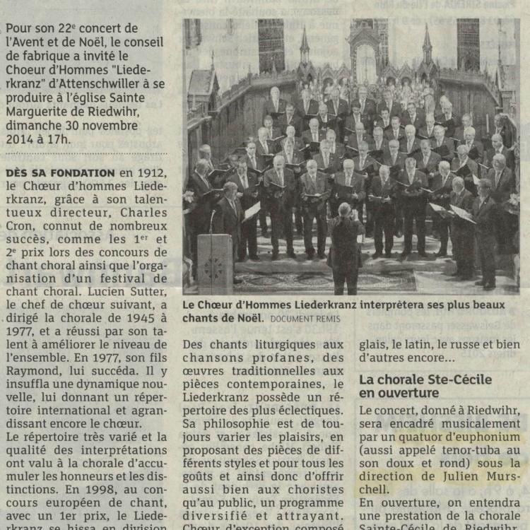 2014-11-30 Concert de l'Avent Riedwihr