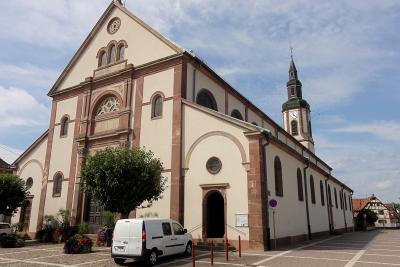 Eglise St Adelphe Huttenheim