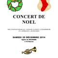 Concert de Noël à Houssen 2014